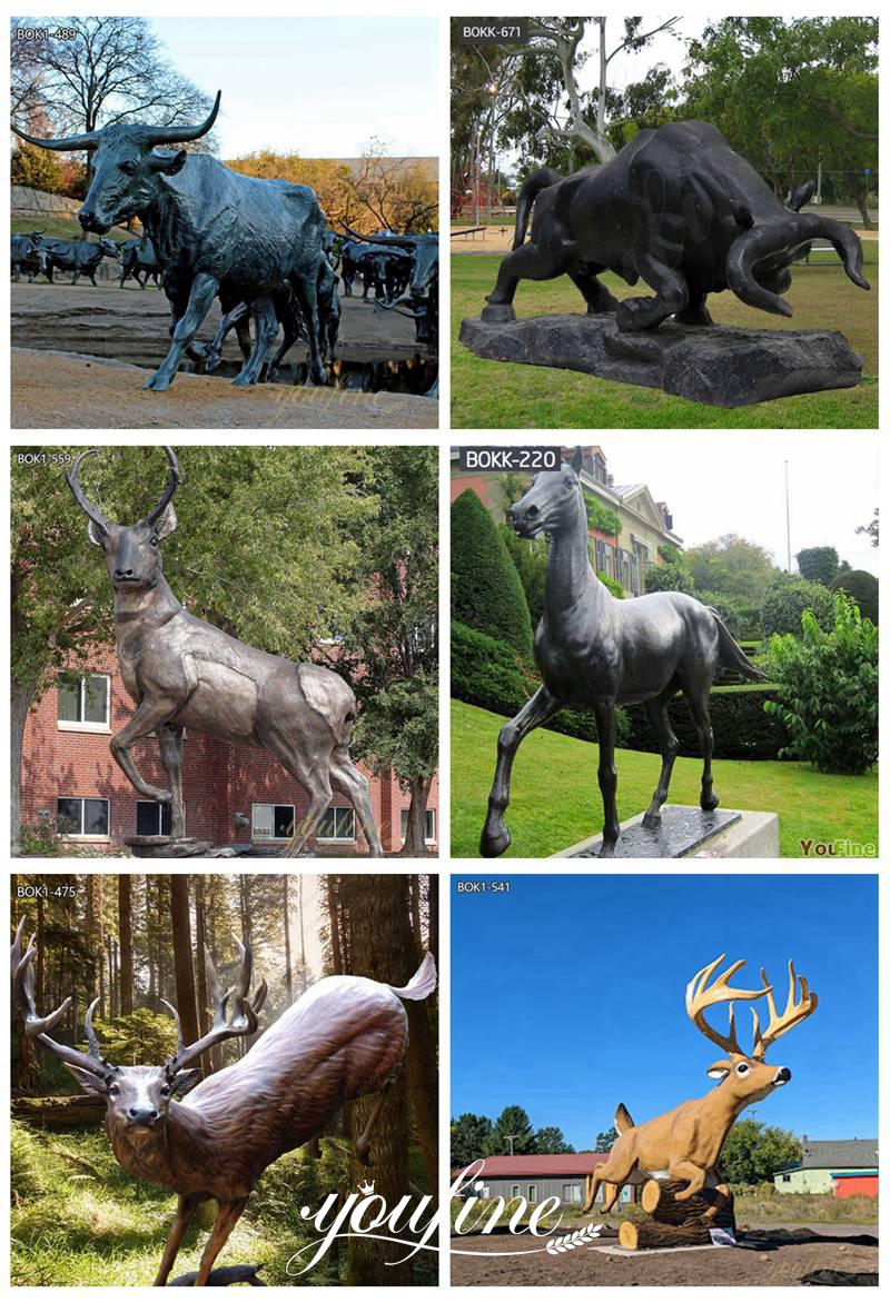 more bronze animals