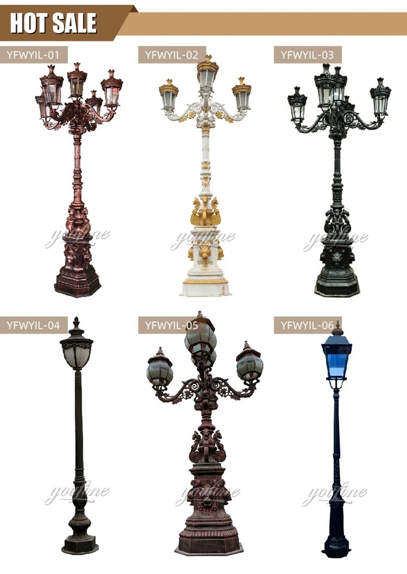more cast iron lamp posts