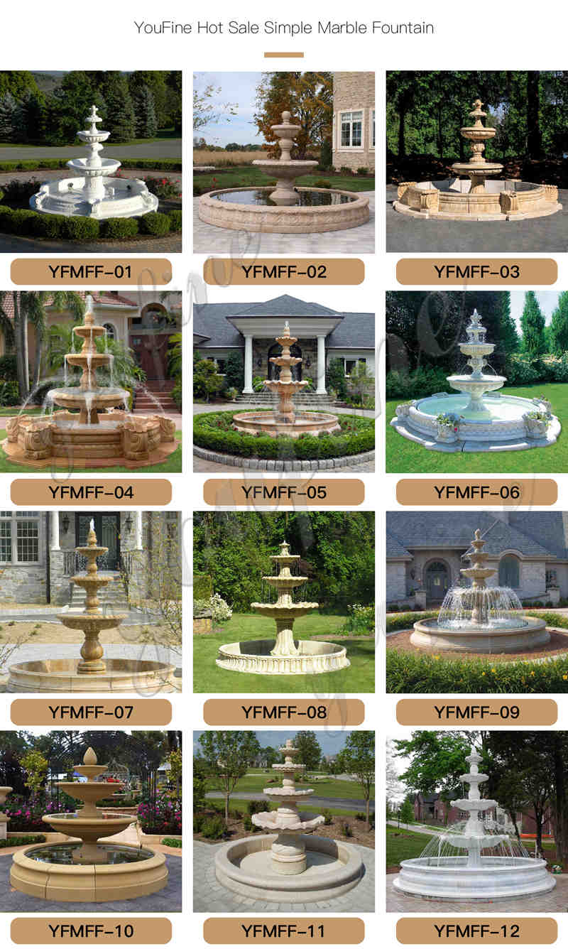 more choices for marble fountain-YouFine Sculpture