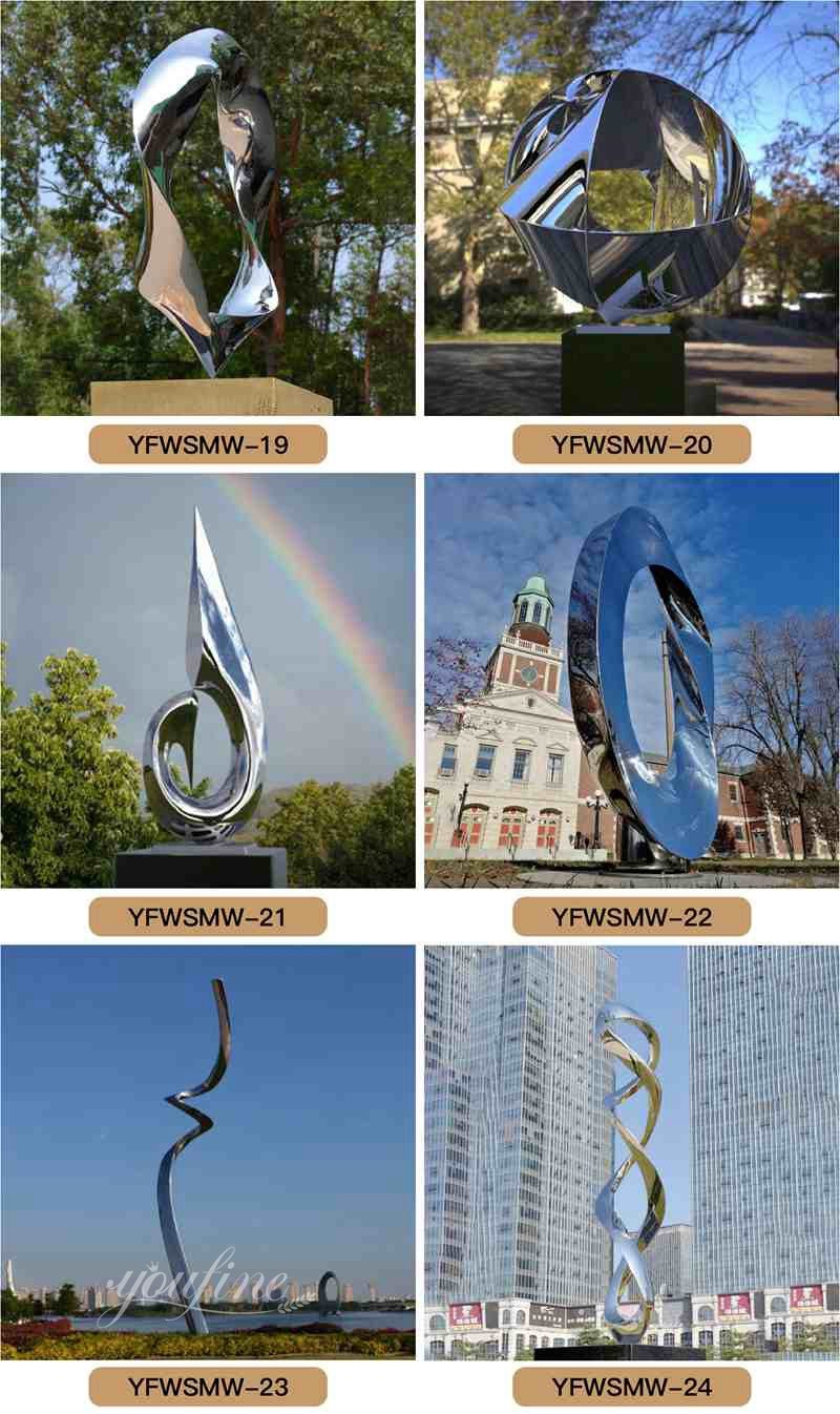 more metal abstract art sculptures