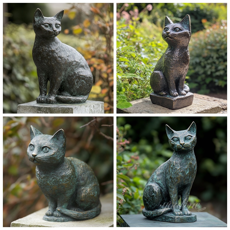 more styles of bronze cat