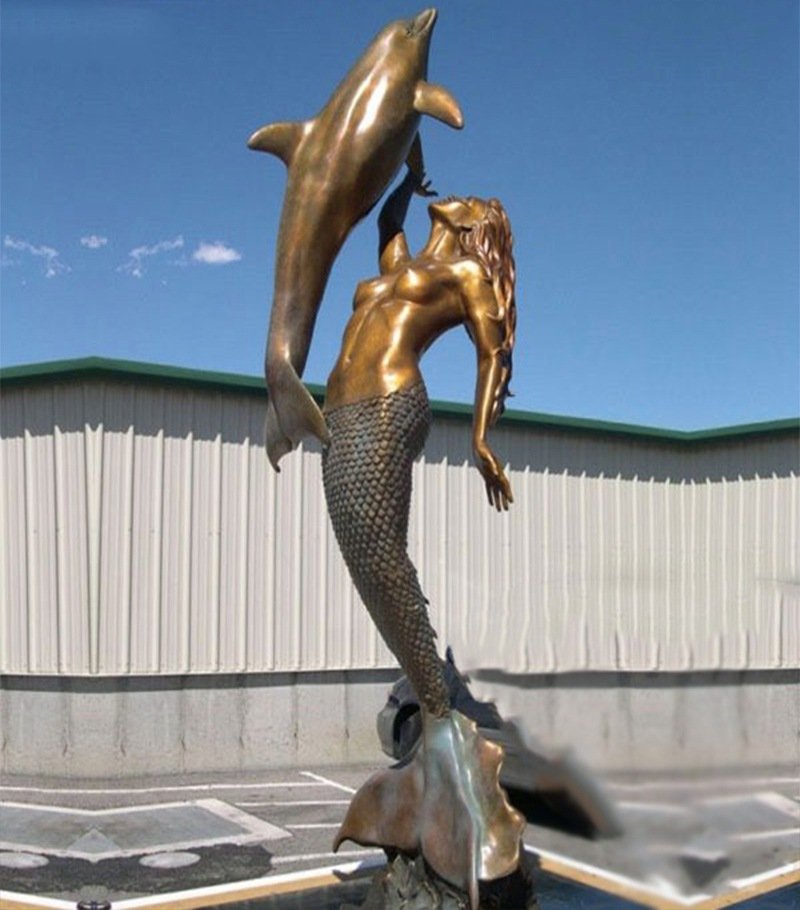 most popular bronze mermaid statue