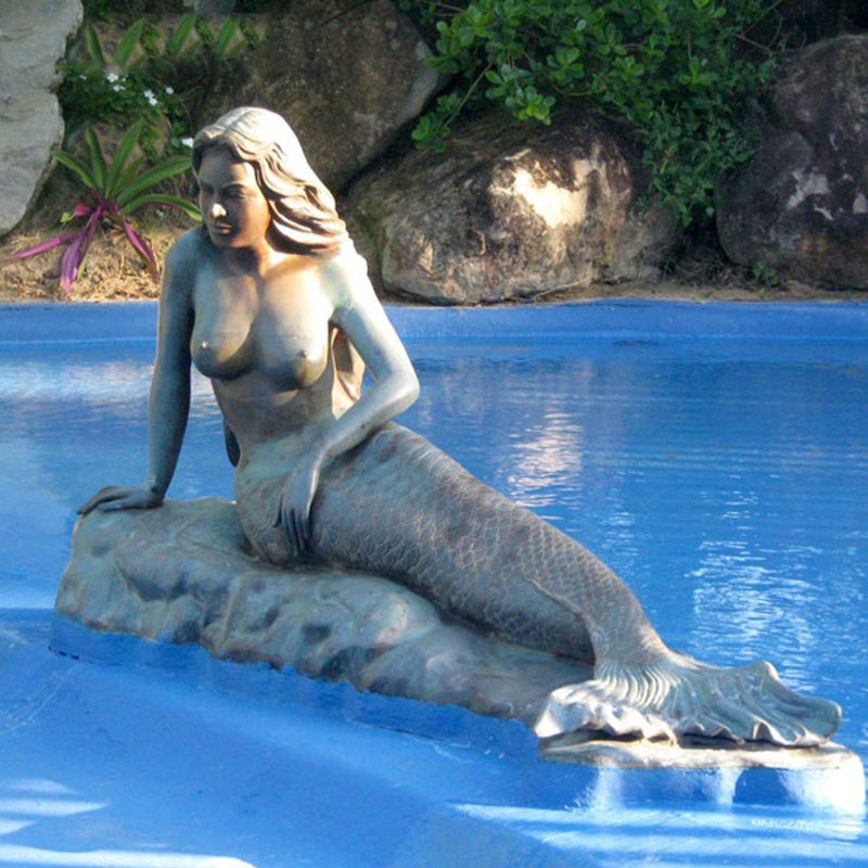 most popular bronze mermaid statue