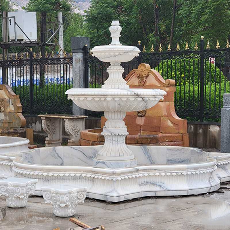 natural marble fountain