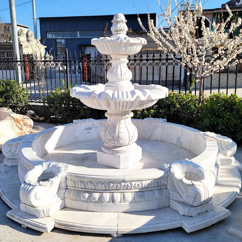 natural marble fountain 