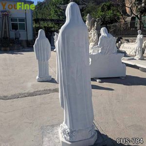  » Hand Carved Natural Marble Our Lady Of Lourdes Garden Statue for Sale CHS-784