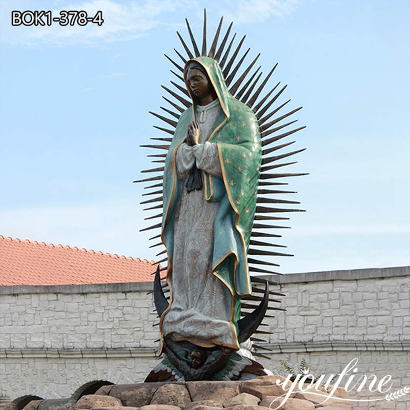 our lady of guadalupe statue outdoor-YouFine Sculpture