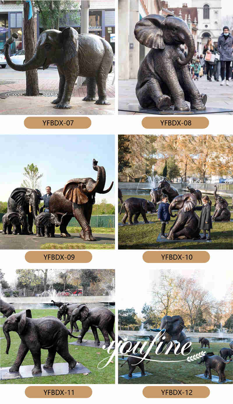 outdoor elephant statues for sale -YouFine Sculpture (2)