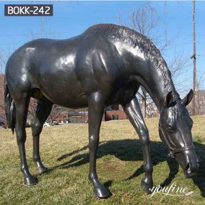  » Patina Bronze Outdoor Life Size Horse Statue Factory Supplier BOKK-241