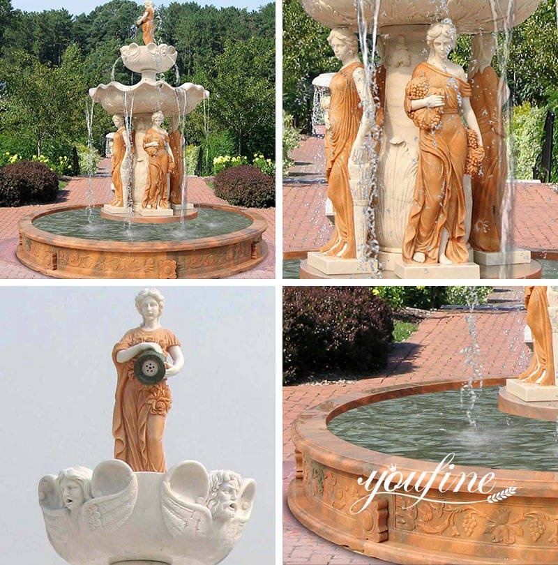 outdoor marble fountain -YouFine Sculpture