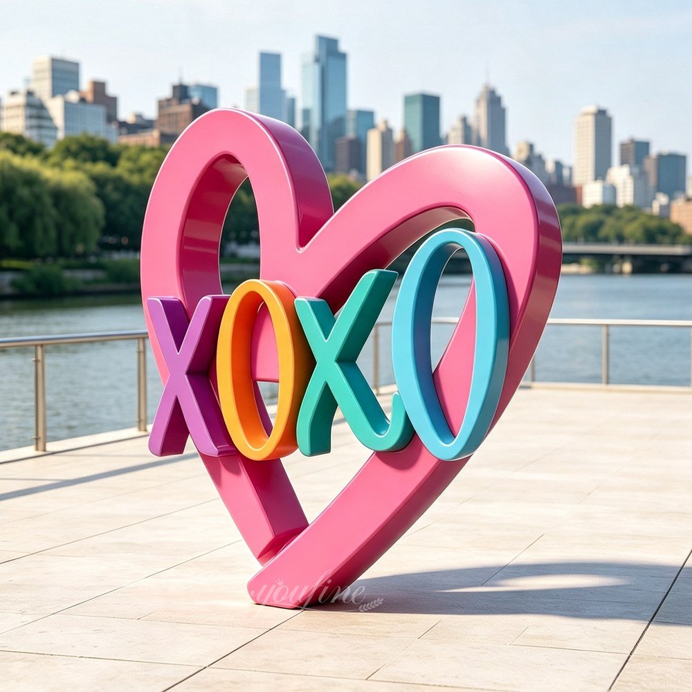 outdoor stainless steel sculpture