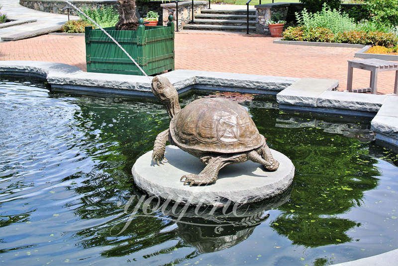 outdoor turtle water fountain - YouFine Sculpture