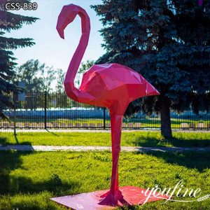  » Large Metal Garden Pink Flamingo Statue Ornament CSS-839