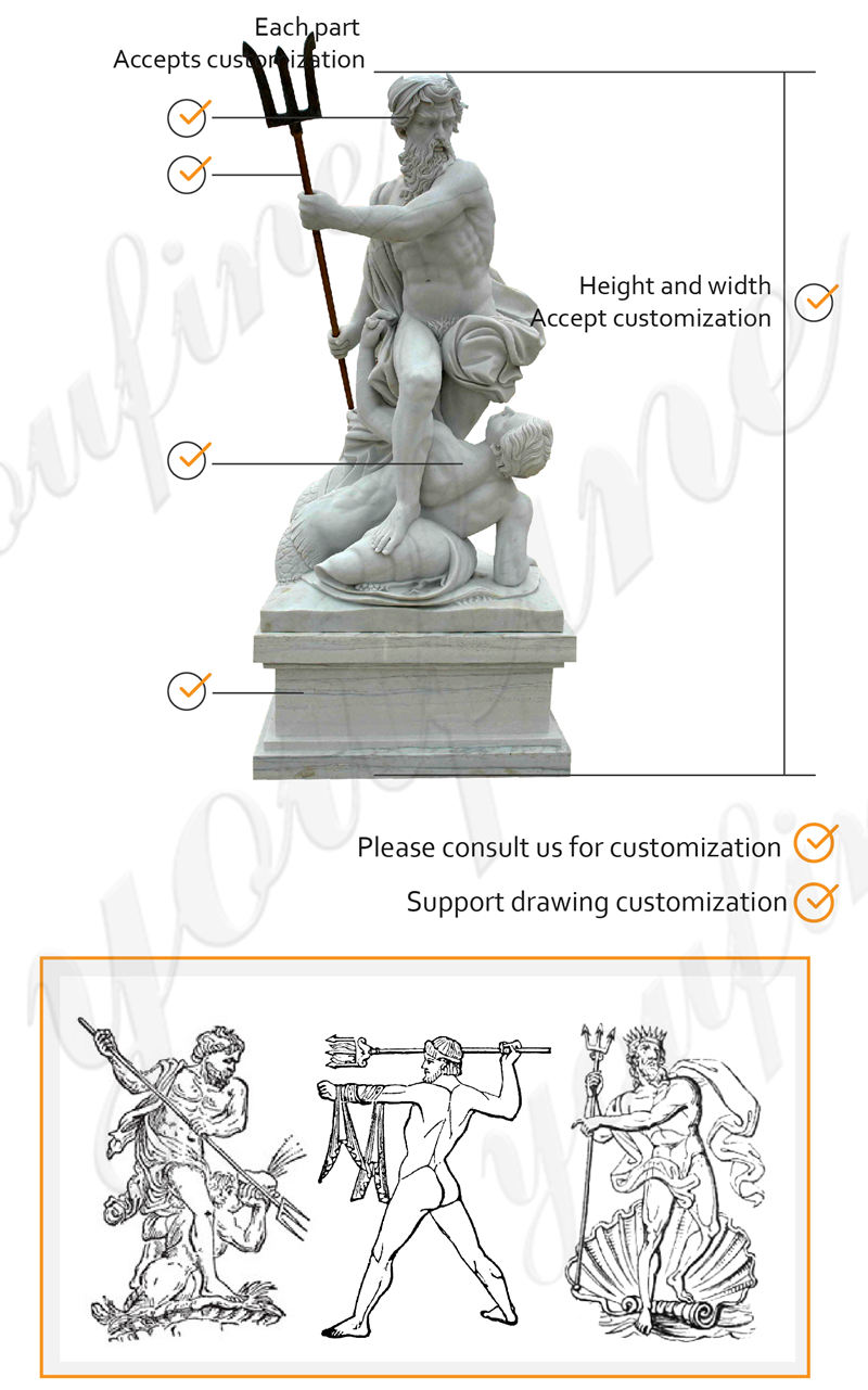poseidon statue for sale - YouFine Sculpture (1)