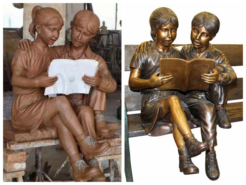 realistic custom bronze statue-YouFine Sculpture