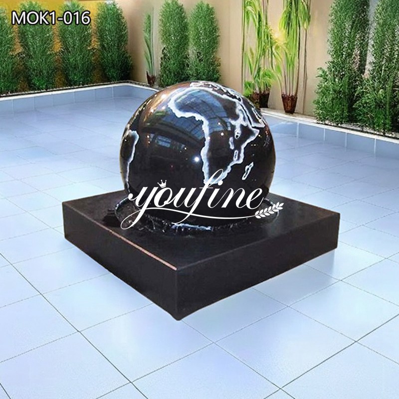 rolling sphere fountain
