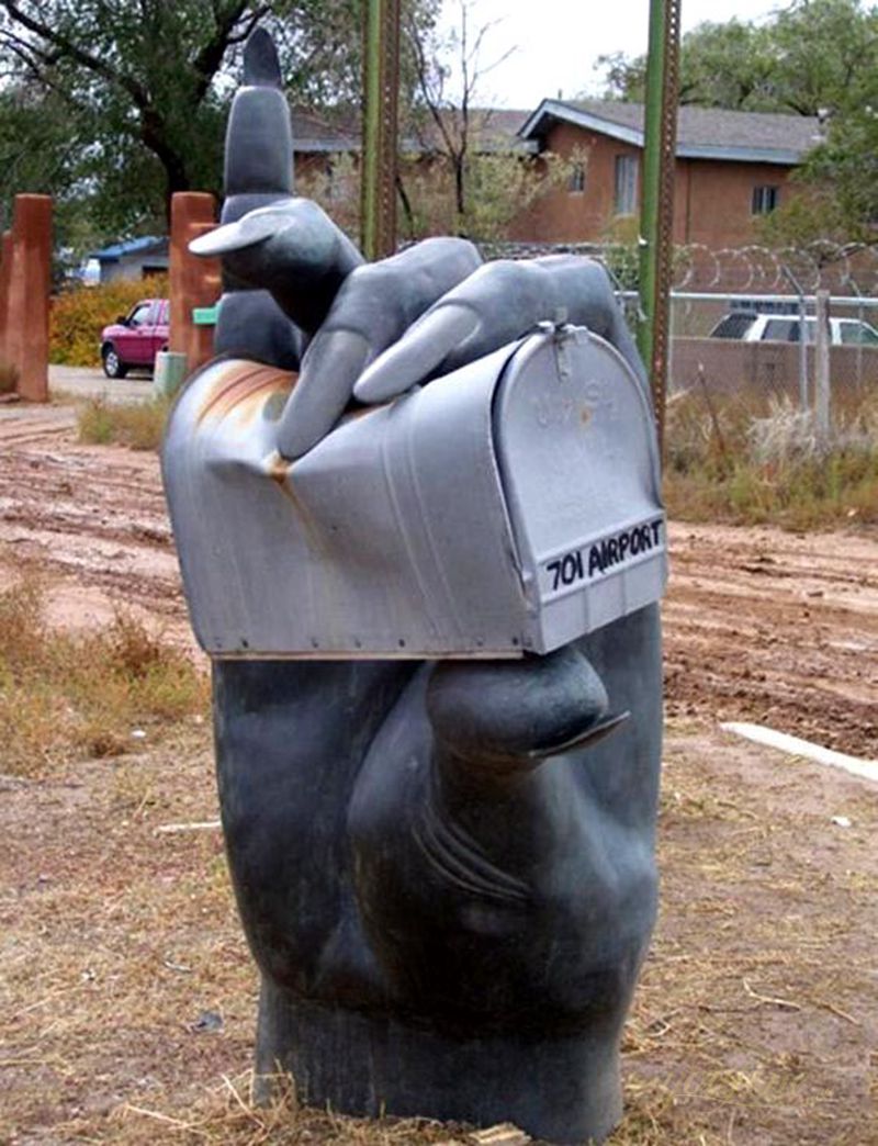 sculpture mailboxes
