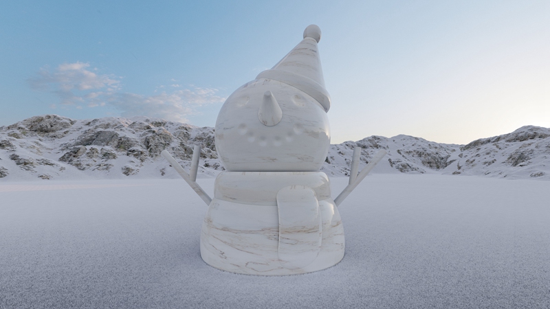 snowman sculpture - YouFine Sculpture