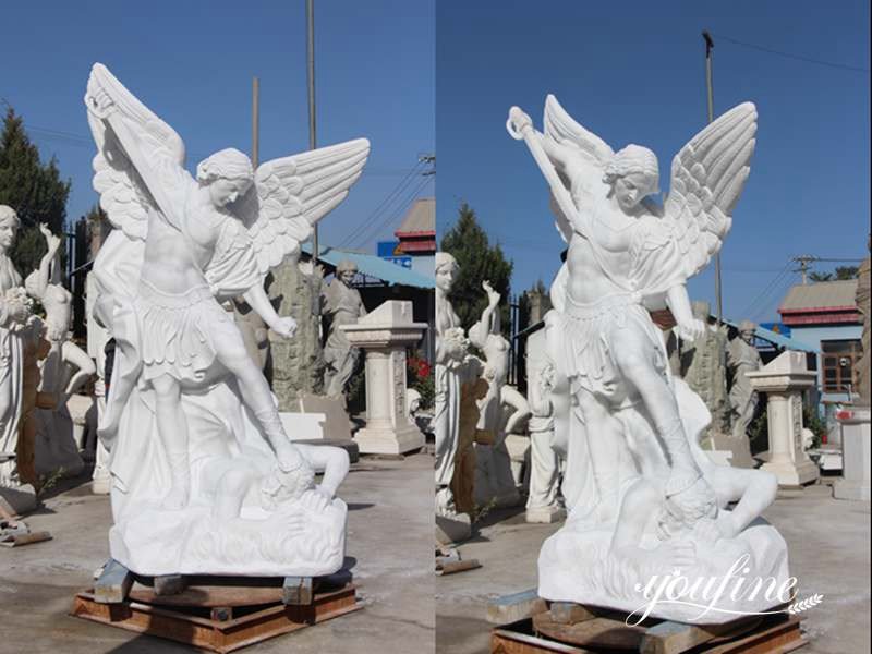 st michael marble statue - YouFine Sculpture