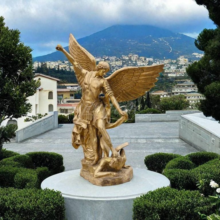 Life Size St Michael Bronze Statue for Sale