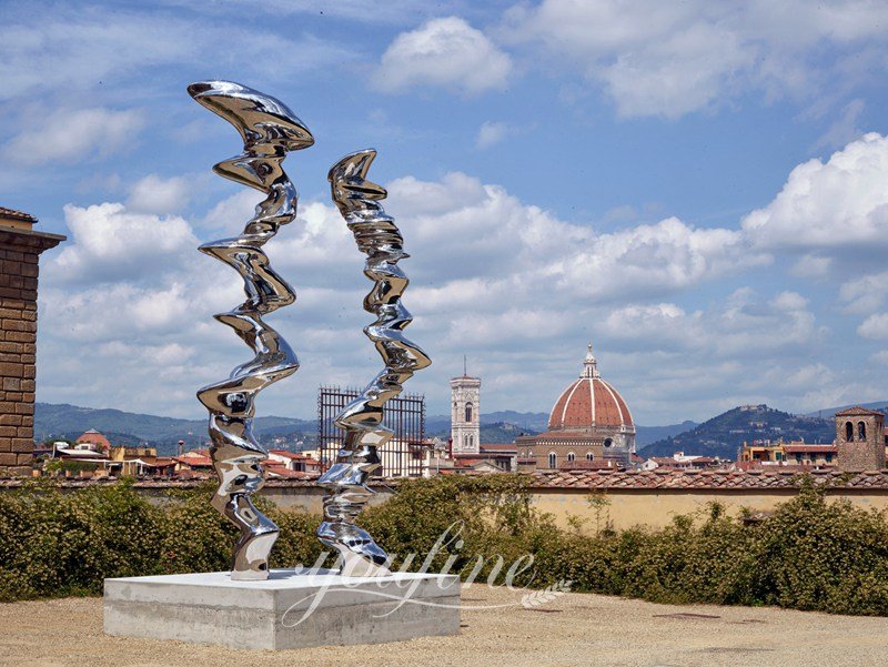 stainless steel Tony Cragg Sculpture