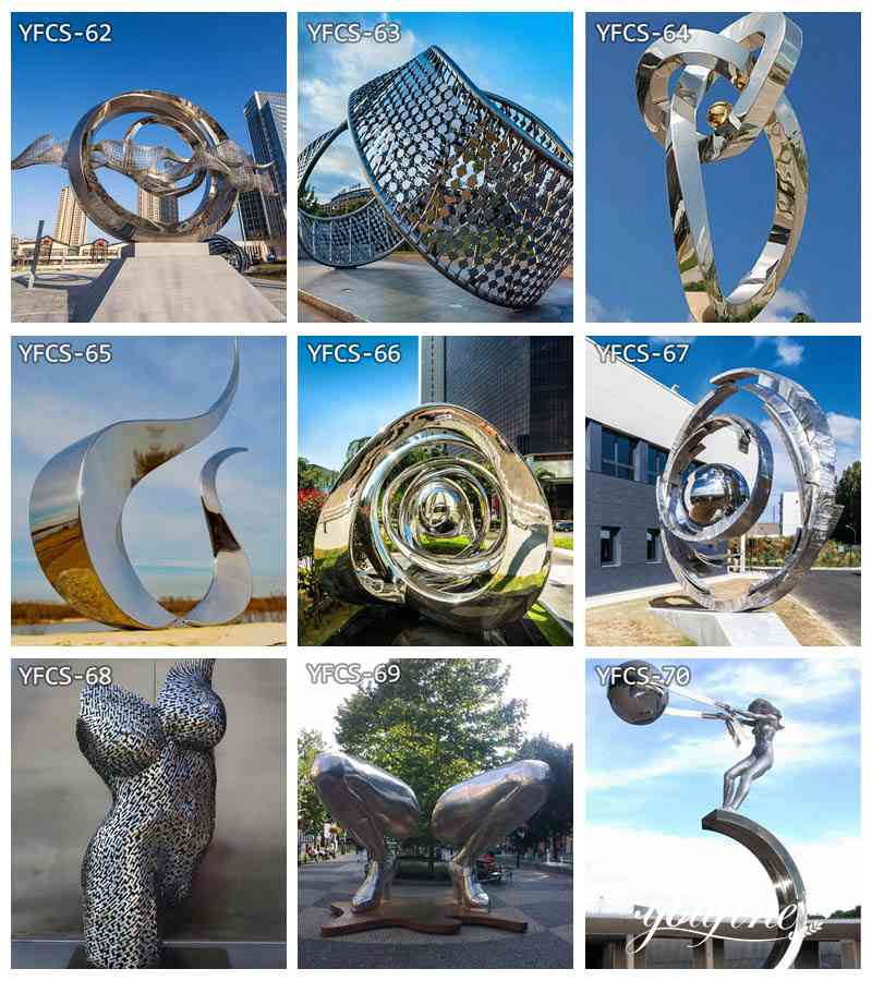 stainless steel abstract sculpture - YouFine Sculpture (2)