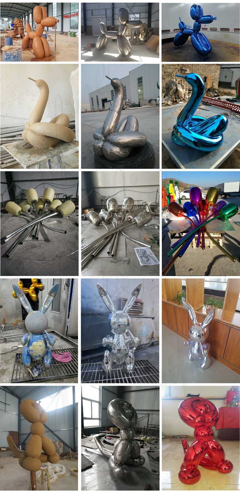 stainless steel balloon dog forging process
