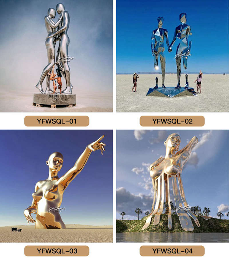 stainless steel figure statue - YouFine Sculpture (2)