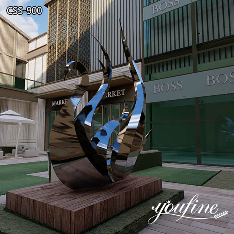 abstract metal sculpture-YouFine Sculpture