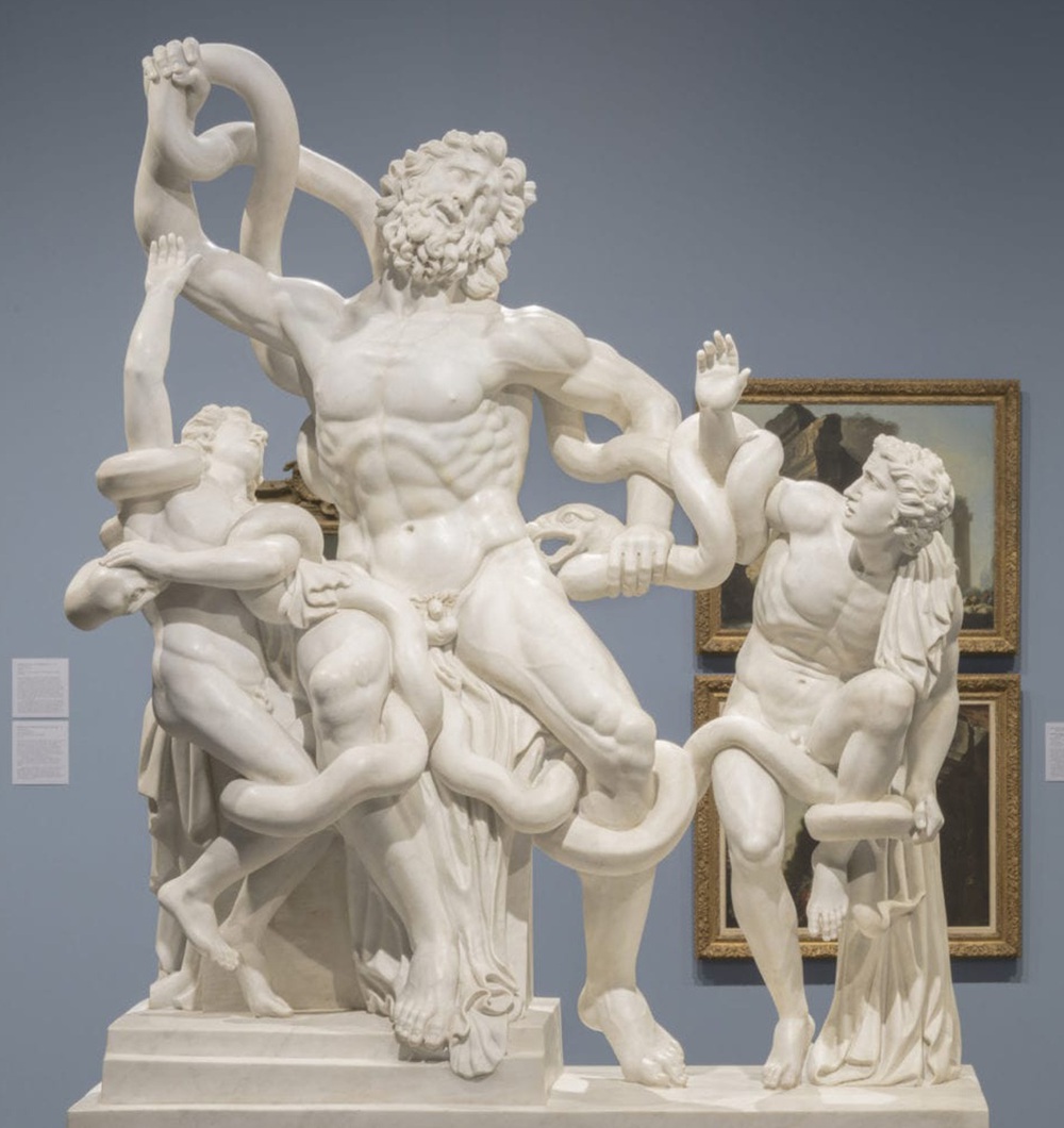 statue of laocoon and his sons