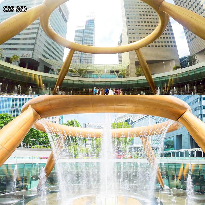 Suntec City Fountain of Wealth Stainless Steel Replica