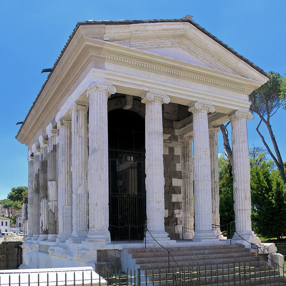 the Temple of Portunus in Rome