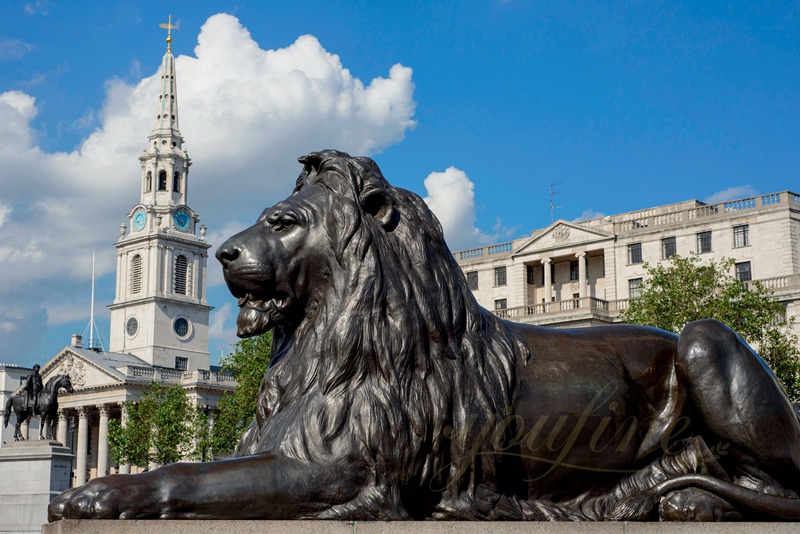 the Trafalgar Square Lions