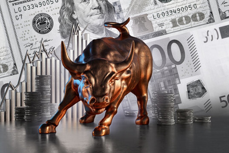 the Wall Street Bull Sculpture