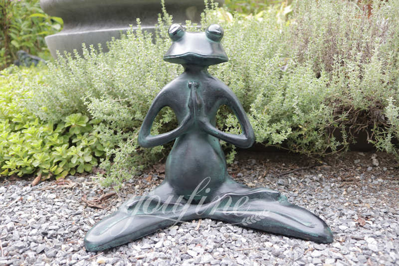 yoga frog sculpture - YouFine Sculpture (3)