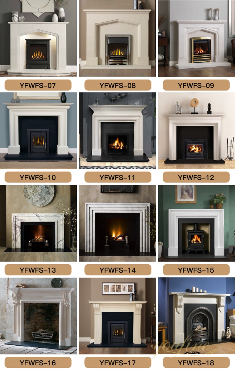 youfine marble fireplace sculpture for sale